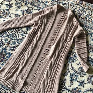 Charlotte Russe tan knitted sweater